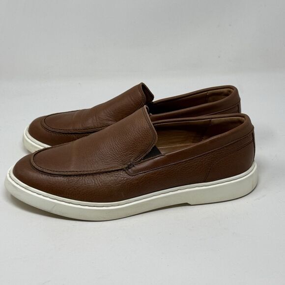 Allen Edmonds Hayes Loafer Sneakers Shoes Mens 11 D Brown Leather Casual Preppy main image 6
